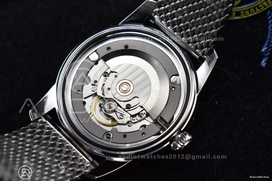 SS Mesh on Blue 42mm II White SS SuperOcean Bezel A BLSF Bracelet Soft Dial 1186 Ceramic Heritage 0715